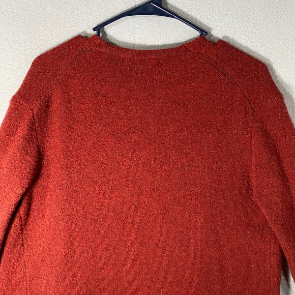 Madewell Cozy Cardigan Sweater Merino Alpaca Wool Pockets Red Womens XXS - Picture 8 of 11
